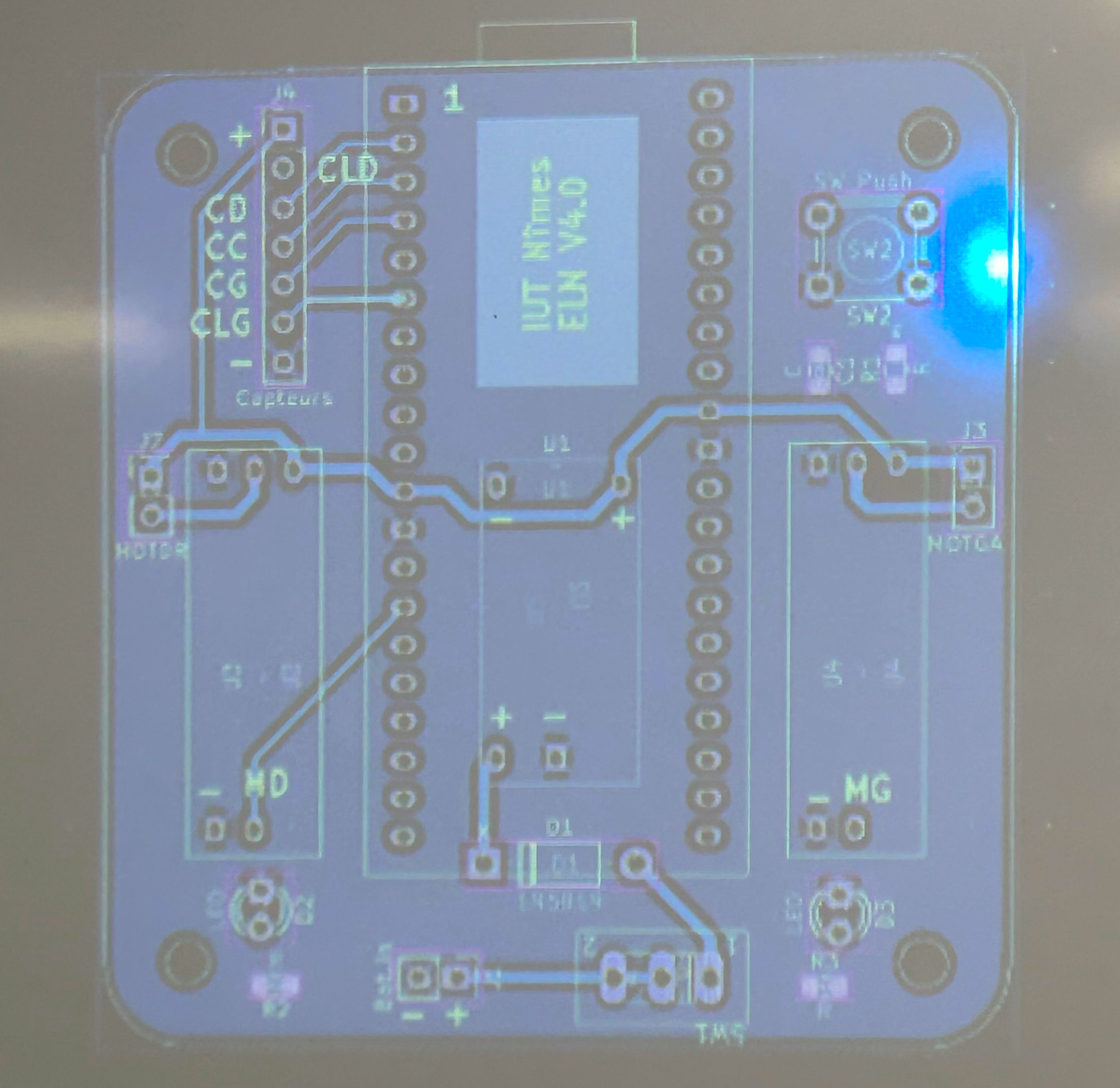 Saisie de schéma KiCad PCB mére